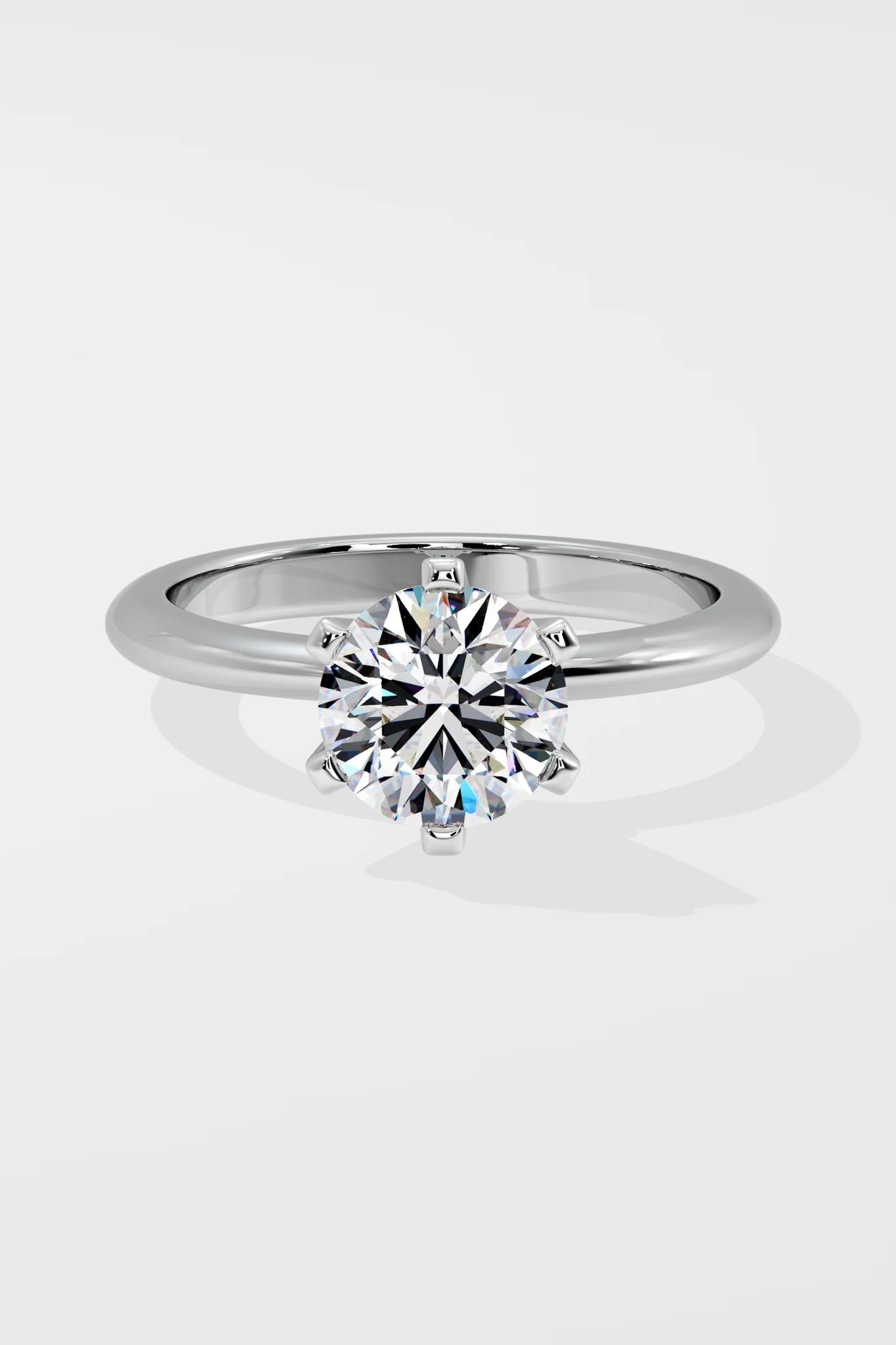 Tapered Solitaire Ring