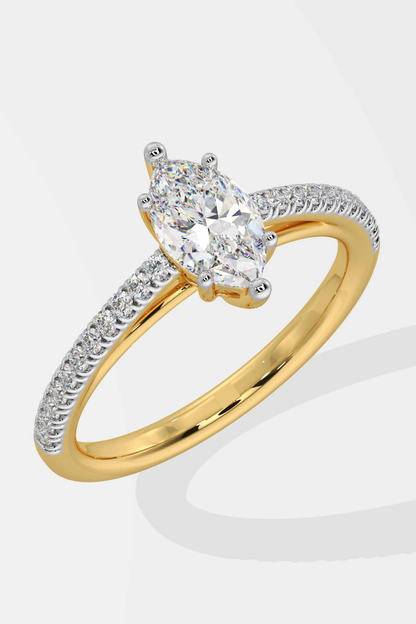 Marquise Solitaire Ring