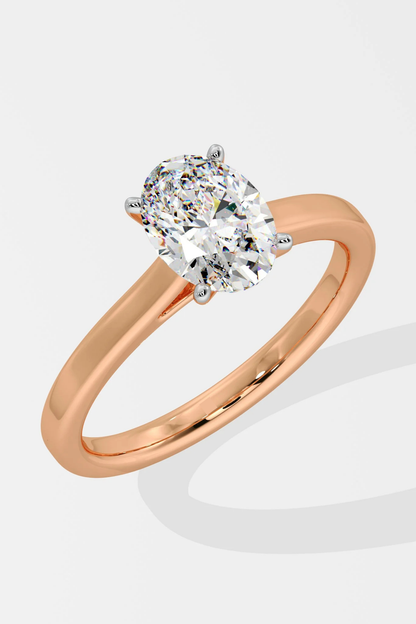 1 ct Classic Oval Ring