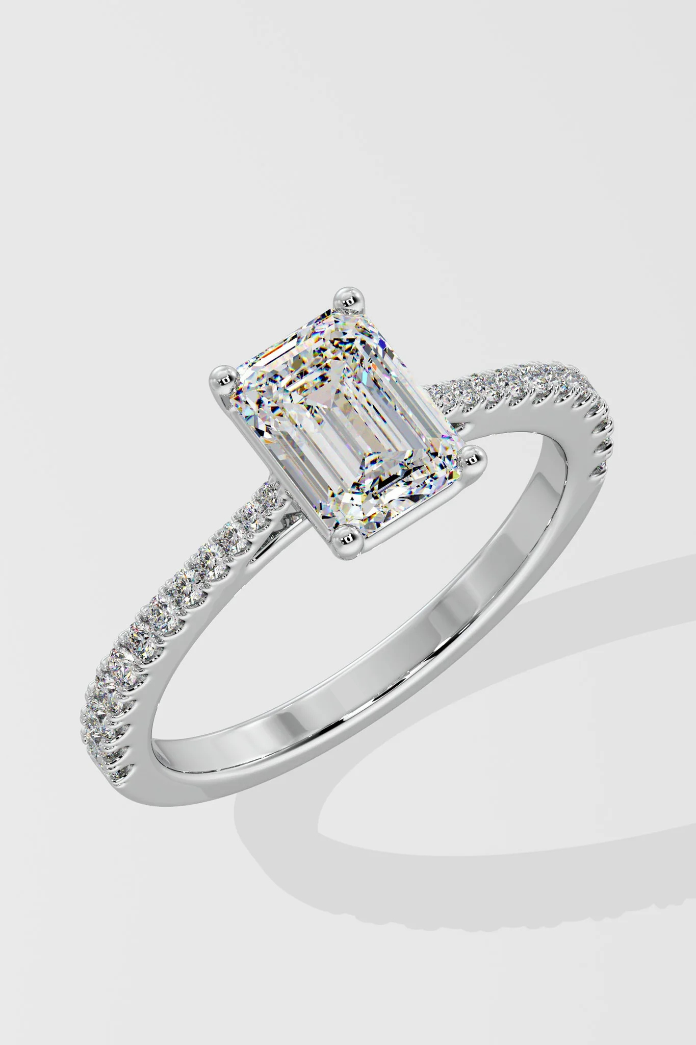 Emerald Solitaire Ring