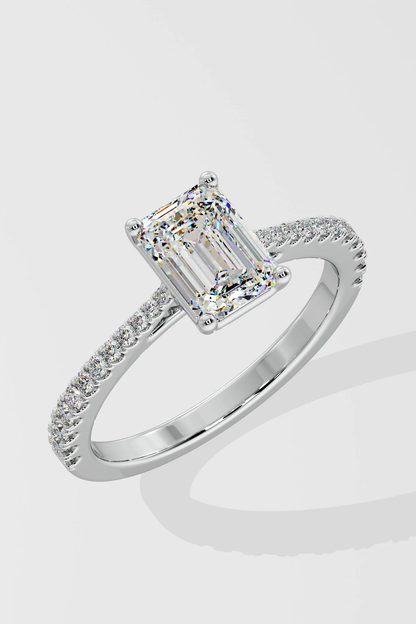 Emerald Solitaire Ring