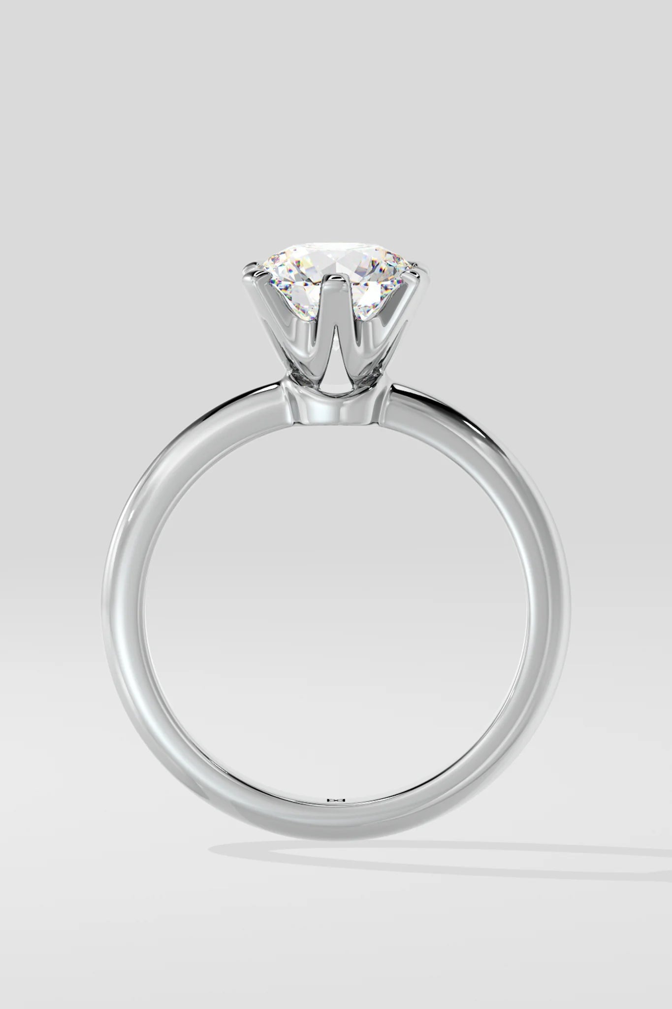 Tapered Solitaire Ring