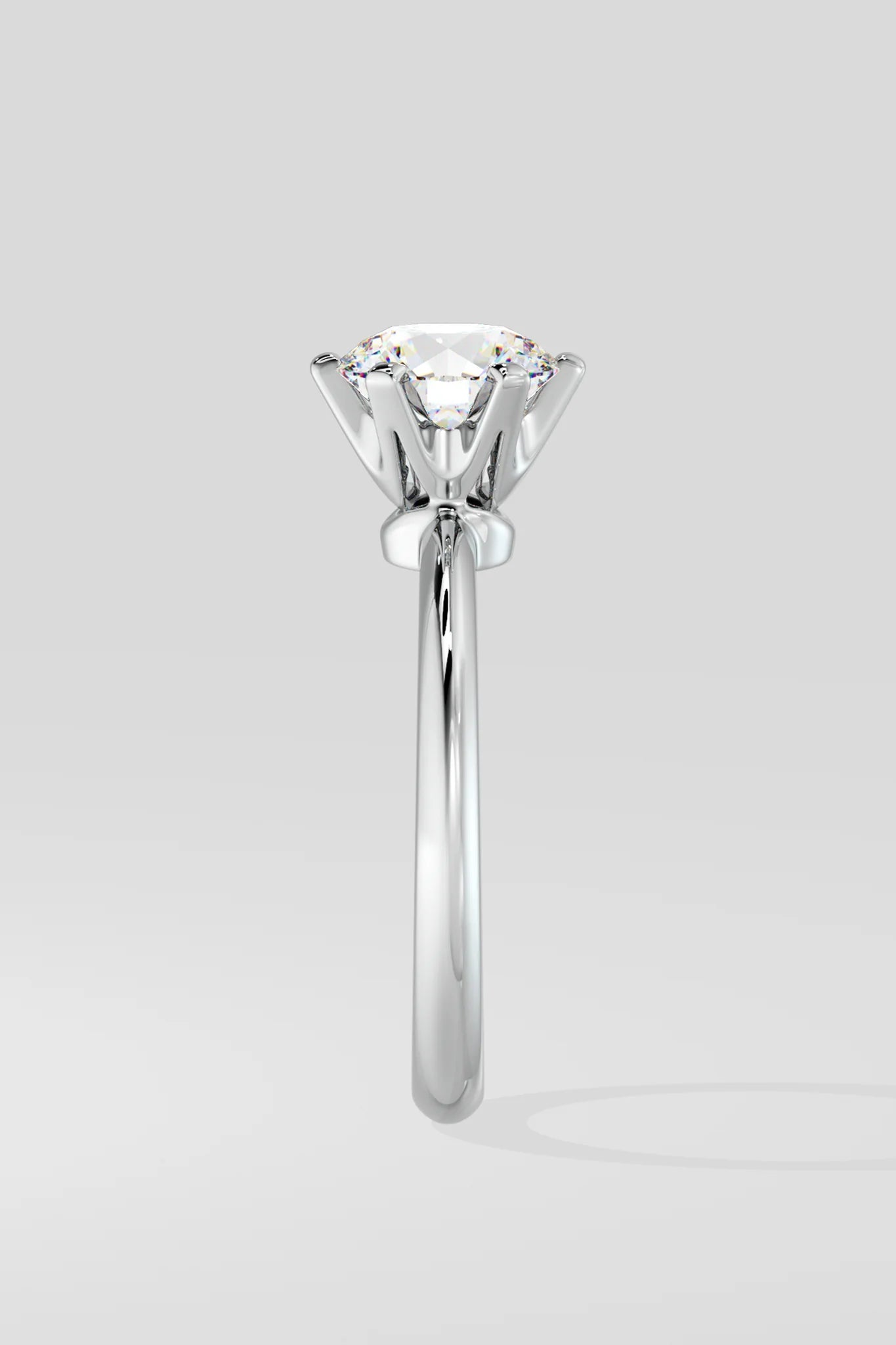 Tapered Solitaire Ring