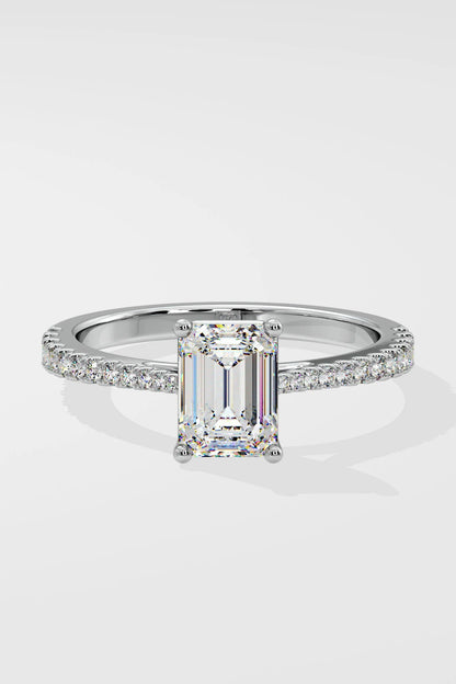 Emerald Solitaire Ring